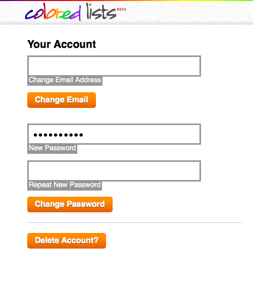 Account controls