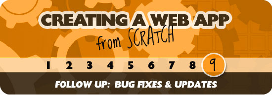 Creating a Web App from Scratch Part 9